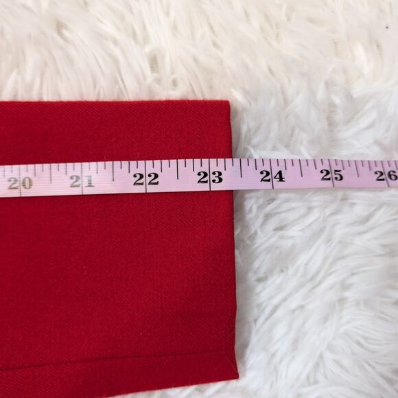 Vintage Harve Bernard by Bernard Holtzman Wool Overcoat Red with Gold Buttons XS - Picture 10 of 16